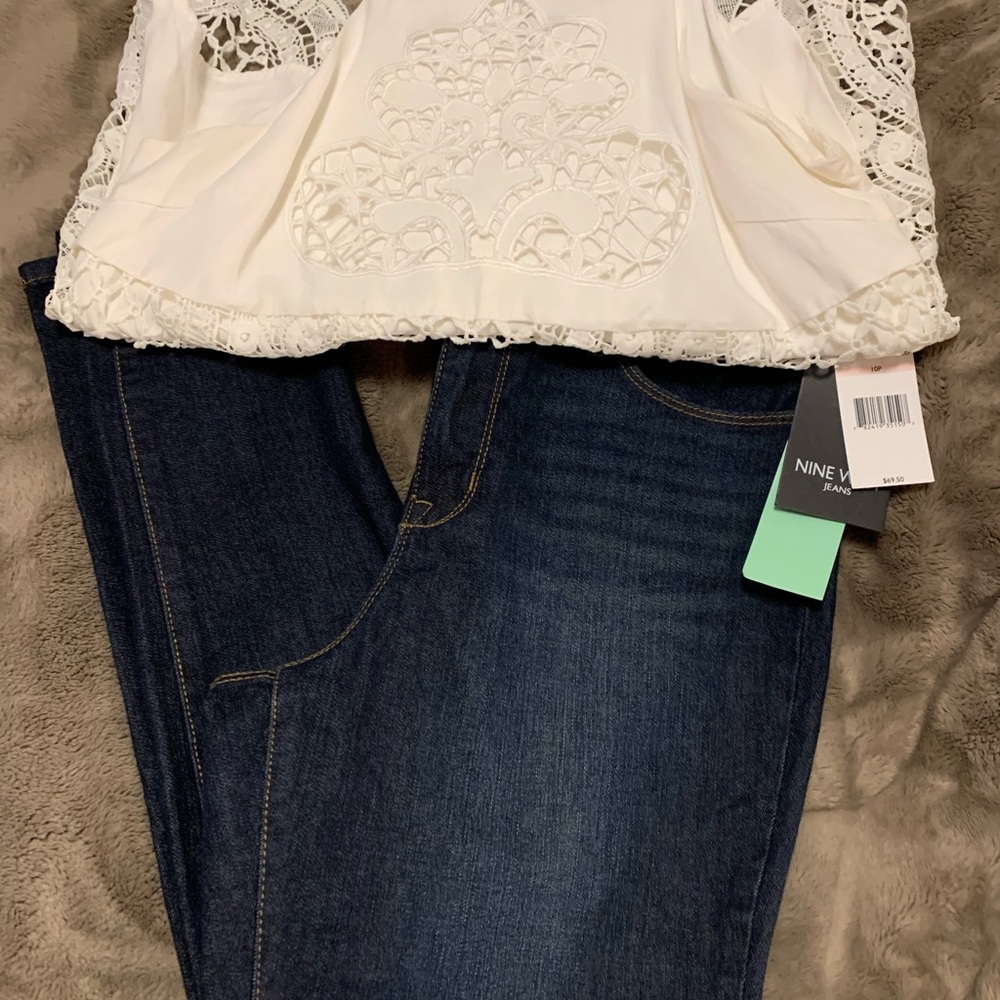 Women’s nine west jeans NWT 10P